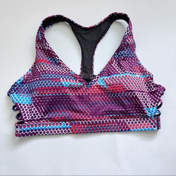 Victoria's Secret Other - Victoria's Secret "Victoria Sport" Polka Dot Sports Bra size M